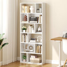 Bibliothèque Étagère à 6 Niveaux Cloison Séparateur, Présentoir Meuble de Rangement avec 12 Compartiments Ouverts