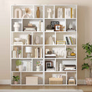 Bibliothèque Étagère à 6 Niveaux Cloison Séparateur, Présentoir Meuble de Rangement avec 12 Compartiments Ouverts