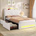 Lit  AOGLLATI design en forme de couronne lit coffre avec tête de lit rembourrée Convient aux matelas jusqu'à 90 x 200 cm