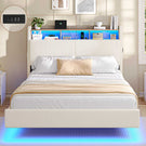 AOGLLATI Lit Flottant 140 x 190 avec sommier