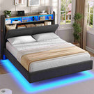 AOGLLATI Lit Flottant 140 x 190 avec sommier