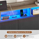 AOGLLATI Lit Flottant 140 x 190 avec sommier