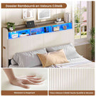 AOGLLATI Lit Flottant 180 x 200 avec sommier