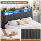 AOGLLATI Lit Flottant 160 x 200 avec sommier