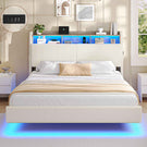 AOGLLATI Lit Flottant 160 x 200 avec sommier