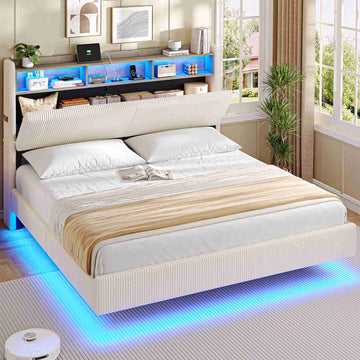 AOGLLATI Lit Flottant 180 x 200 avec sommier