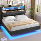 AOGLLATI Lit Flottant 180 x 200 avec sommier